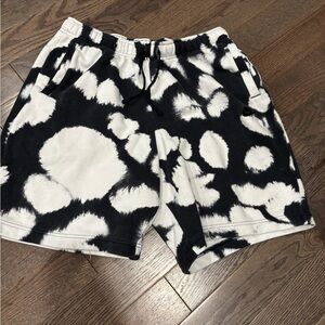 Nike XL french terry tie dye Black and White Men's Shorts
